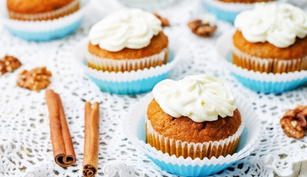 Healthy carrot cake cupcakes recept