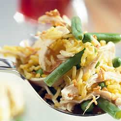 Kip-kerrie-rijstsalade recept