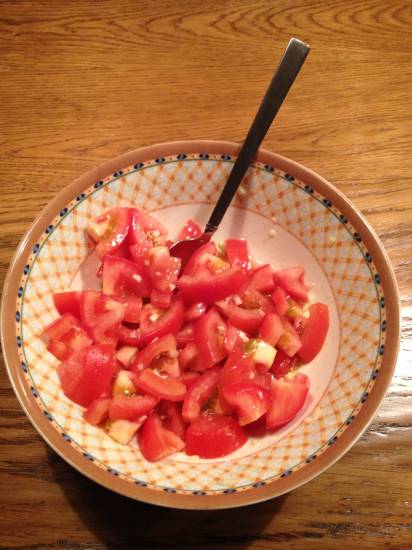 Tomatensalade (door zijn eenvoud super lekker) recept ...