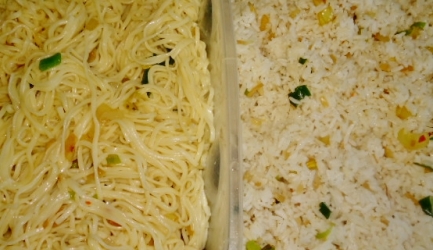 Veganistisch bami of nasi recept