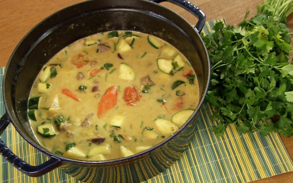 Recept 'indiase curry met lam'
