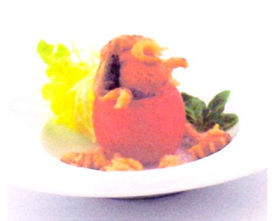 Tomaat-garnaal vertolkt door geert van hecke recept