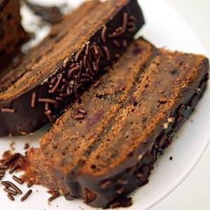 Chocoladecake met aardbeienjam recept
