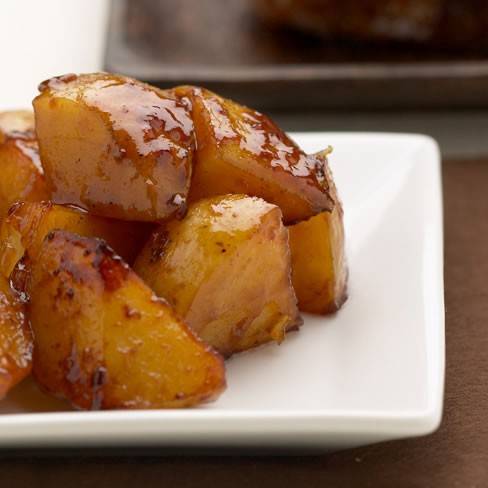 Ribbetjes met aardappelen en honing recept