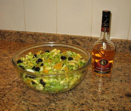 Salade l licor 43 ( 4 personen) recept