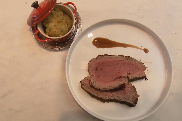 Chateaubriand met puree van seizoensgroenten