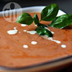 Volle, romige tomaten-basilicumsoep recept