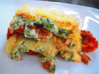 Blitse lasagna recept